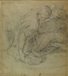 Studie einer Frau